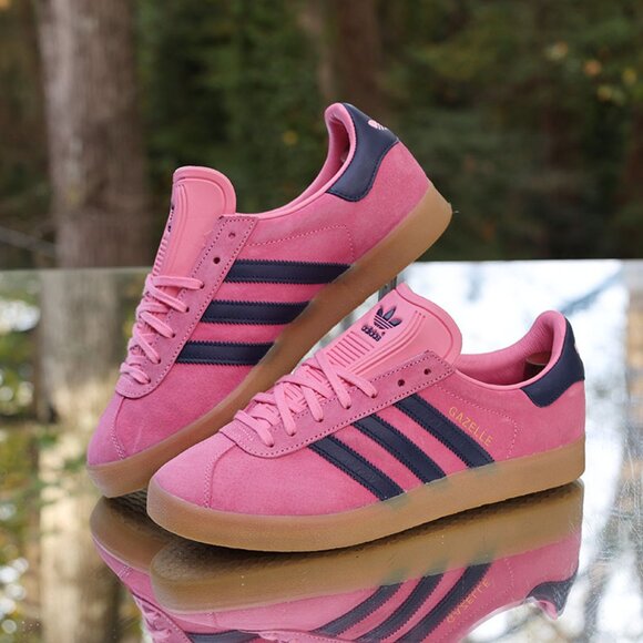 Adidas Gazelle 85 Bliss Pink Dark Blue - Picture 4 of 13